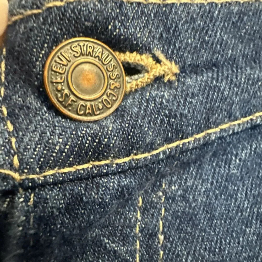 VTG Levi's 769 Orange Tab With A Skosh More Room Mens Jeans Size 36X30 80s - Picture 5 of 13